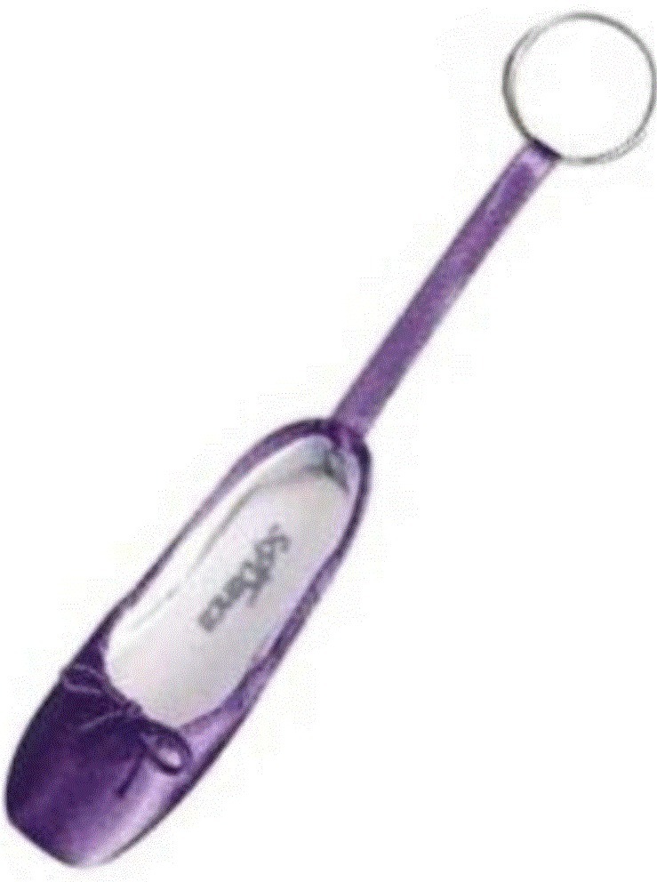 So Danca Schlüsselanhänger "Spitzenschuh" lila