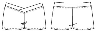Bloch Hotpants "Arabesque" – Ansicht 2
