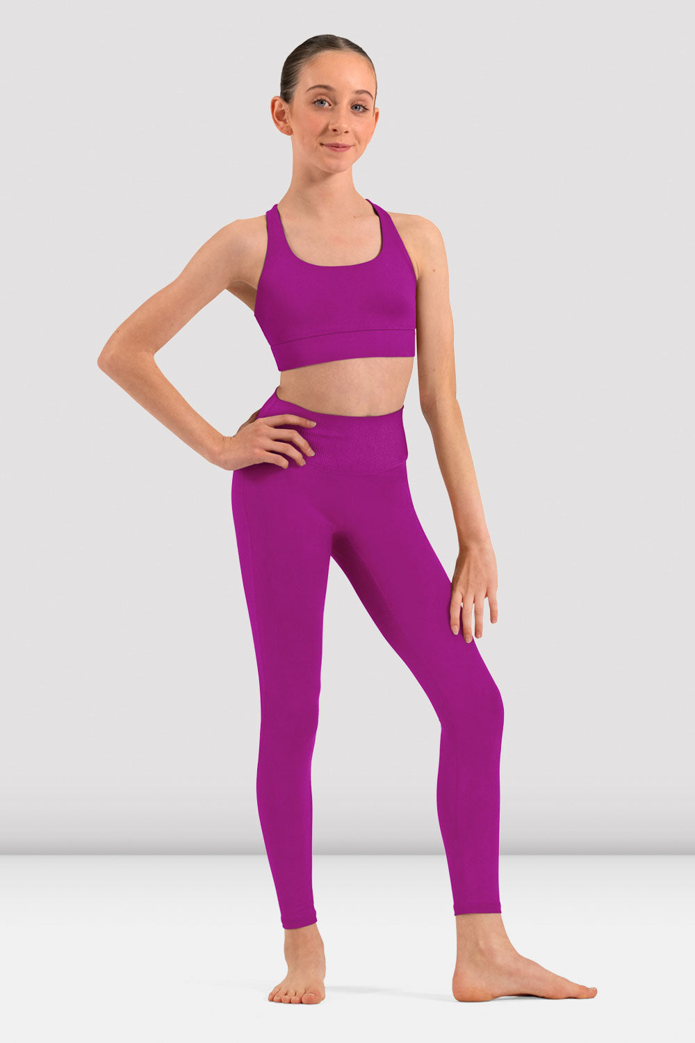 BLOCH Lainey Rib High-Waist-Leggingss
